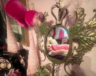 Pink holiday decor