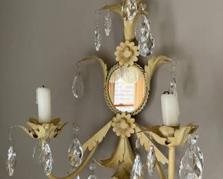 Italian Tole Sconce/Chandelier