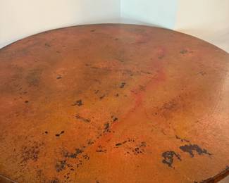 5' Copper top table