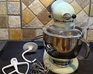 Pistachio Kitchen Aid Artisan 5 Qt stand mixer