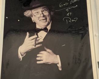 Signed Red Skelton photo