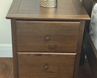 Pair of 2-drawer nightstands (1) 