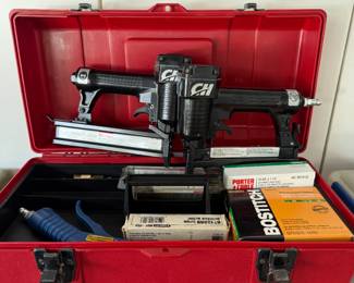 CH staple guns w/accessories and box