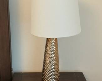 Pair of gold table lamps