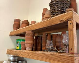 Contents of potting shed