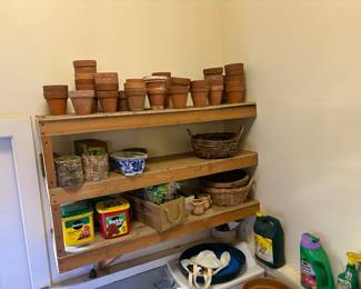 Contents of potting shed