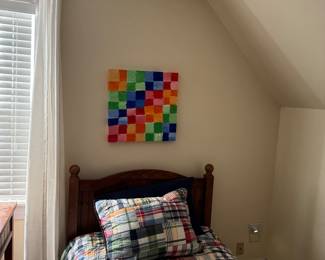 Oil on Canvas  - Pottery Barn Kids Bedding 