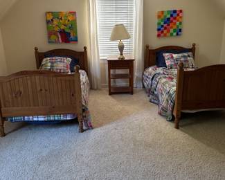 Twin Beds - with Bunk Accessories if needed 