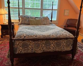 Queen Bed ,  Linens 