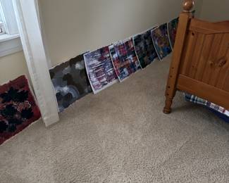 Paintings for framing 