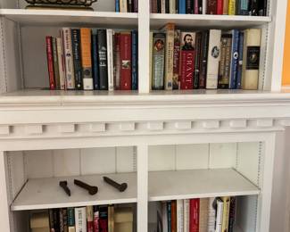 books --  I-beam steel bookends 