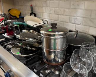 Pots and Pans including Revereware 