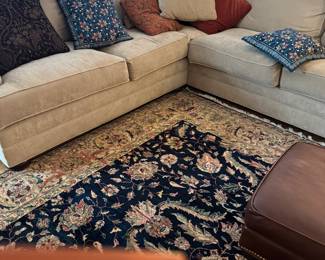 Century Sectional Sofa ,  Hand Knotted Rug 