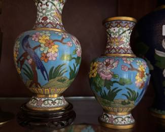 Cloisonne Vases - pr.  1920 