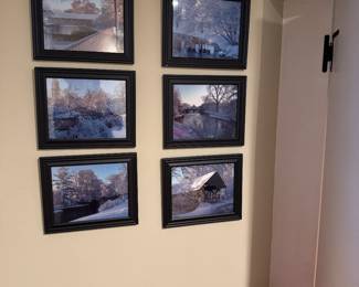 Framed Winter Photographs 