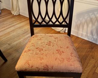 View of Chairs - there are six of these and they are in wonderful condition 