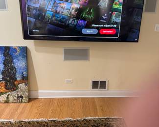 Sony Bravia 60" Wall hung TV - beautiful picture 