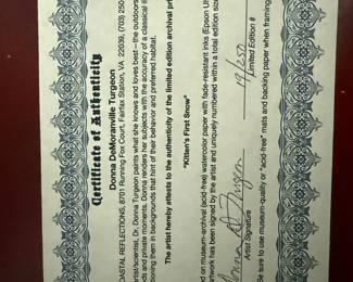 Certificate for a cat picture