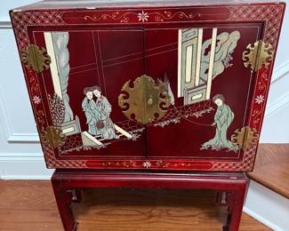 Beautiful red storage piece