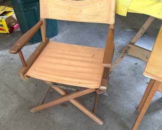 Vintage director chair