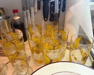 MCM butterfly glasses