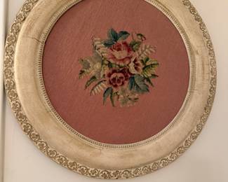 Large framed Needlepoint work