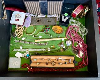Some of the nicer jewelry gold, sterling, gemstones, pearls, vintage etc.