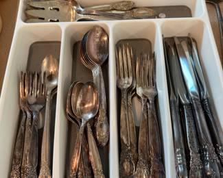 Vintage silverplate set