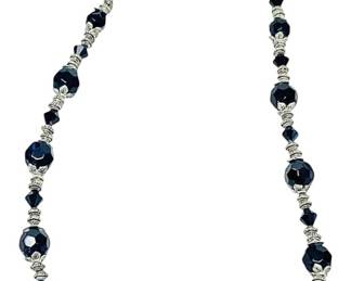 Vintage Faceted Bead Necklace 