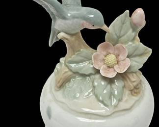 Hummingbird Porcelain Music Box Works 