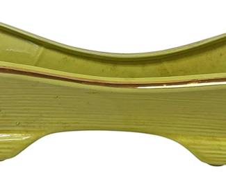 MidCentury Chartreuse Planter, 11 