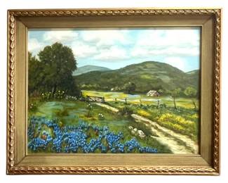 Muriel Stoner Bluebonnet Landscape 
