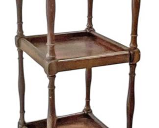34 Wooden 3Shelf Stand 