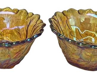 1970s Indiana Glass Wild Rose Candle 