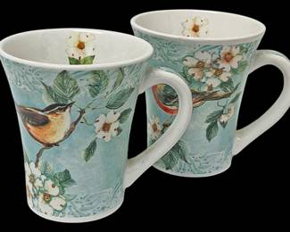 Susan Winget Spring Social Mugs 