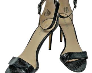 Nine West Ankle Strap Heels Black Sz 7 