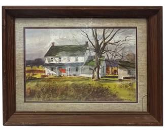 Framed Watercolor Print by Ranulph Bye 2 