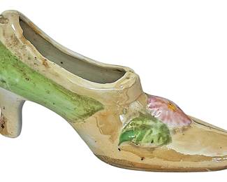 MidCentury Japan Porcelain Shoe Figurine 