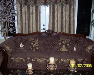 3 Piece couch, love seat and chair set. Excellent condition.  Almost new 
