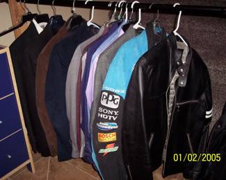 Men's  dress coats, Jackets and shirts plus much more than pictured. Sizes Medium, Large ,40 and 44