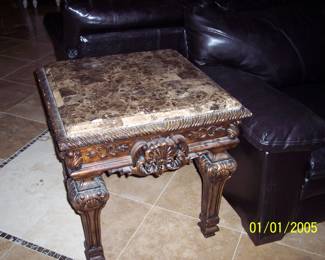 Marble table. Very nice