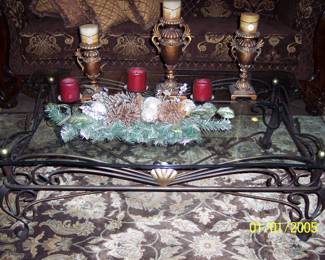 Glass coffee table. Nice