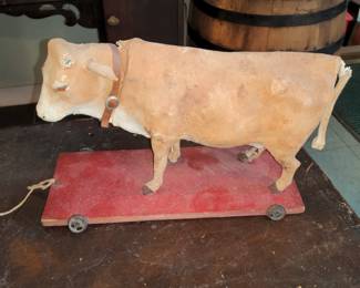 Cow pull toy