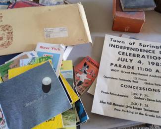 Lots of vintage paper ephemera 