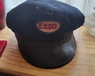 Vintage Esso service station hat