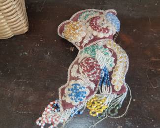 Beaded indian work