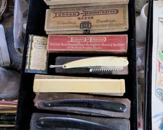 Vintage straight razors