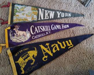 Vintage pennants