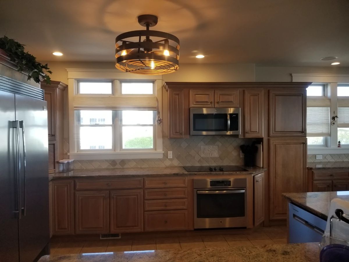 Updated kitchen with KraftMaid cabinetry