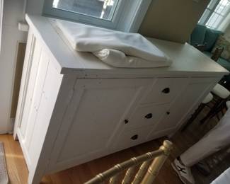 White sideboard